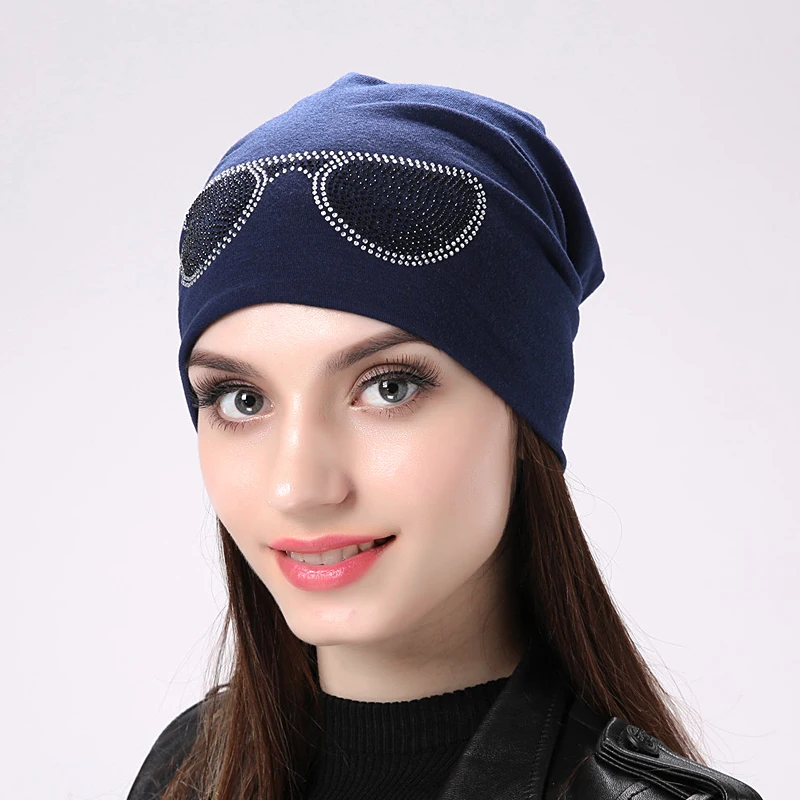 Geebro женские дизайнерские очки облегающие шапки для девочек gorras skullies женщин
