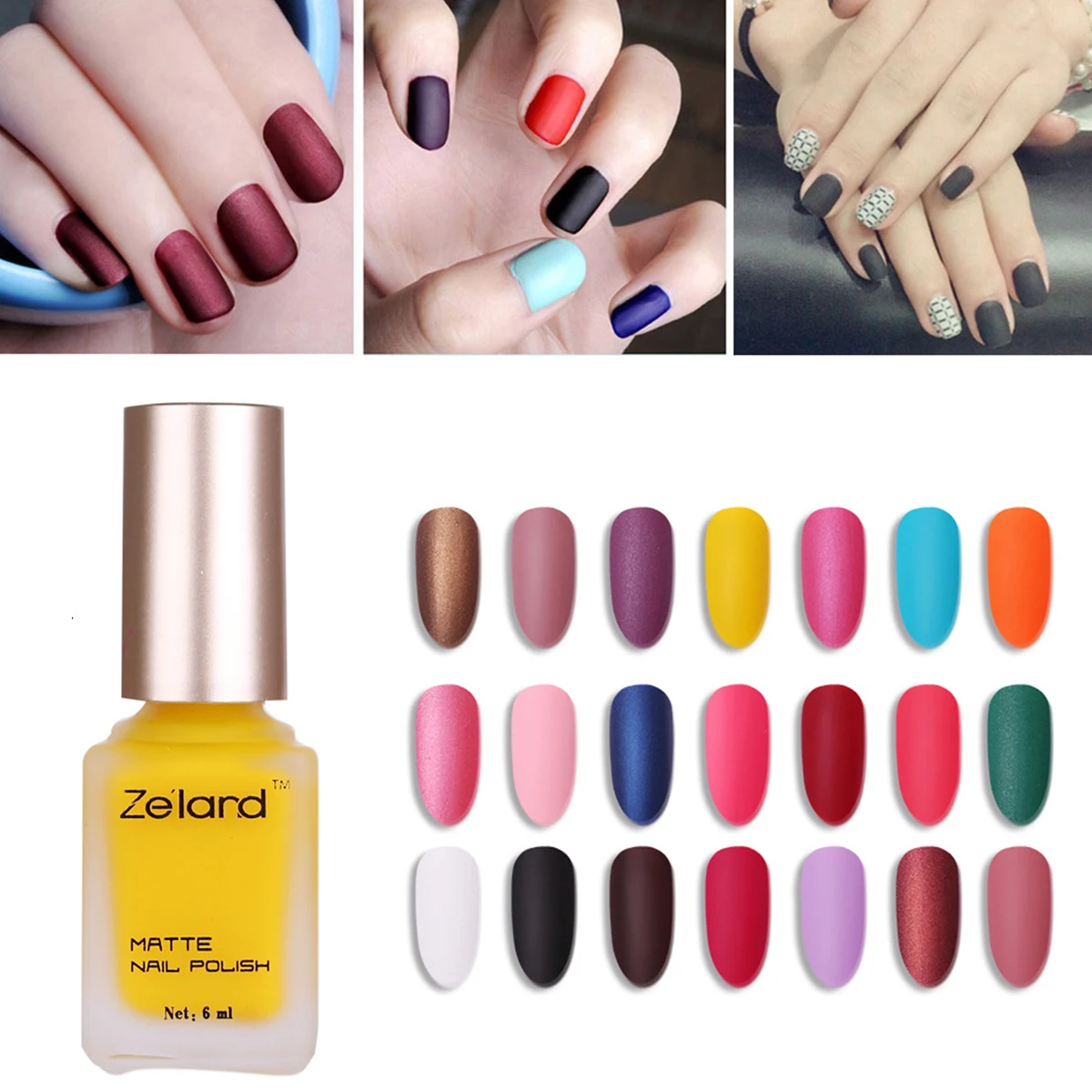 Матовый голографический лак для ногтей 6 мл Перманентный гель матовый атласный