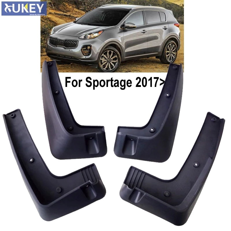 Брызговики без подножки для Kia Sportage 2017- 2019 | Автомобили и мотоциклы
