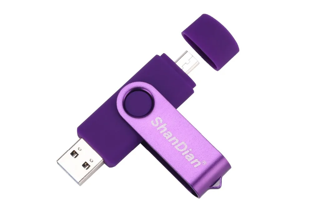 SHANDIAN USB 3,0 Смартфон USB флеш-накопитель OTG Флешка 8G/16G/32G/64GB флеш-накопитель U диск