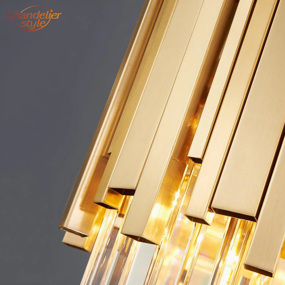 

Indoor Lighting Modern Crystal Chandelier LED Chandelier Lighting Fixture Lustre de Cristal Chandeliers Lamp Round Hanging Light