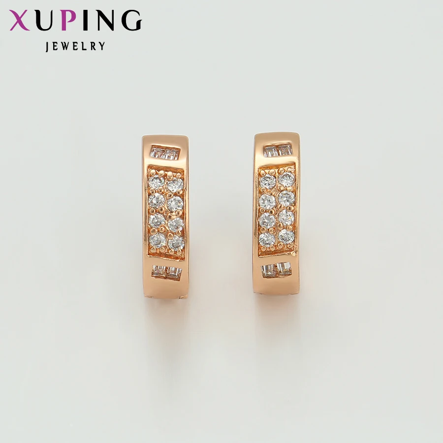 Xuping серьги, Новое поступление, серьги, очаровательный стиль, розовое золото, позолоченные серьги для женщин, Рождество S29, 7-21891