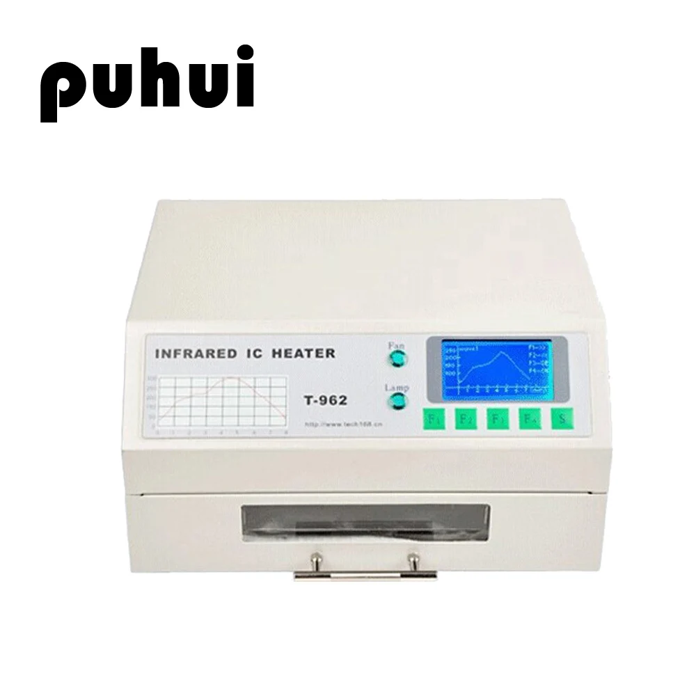 Сварочный аппарат Puhui T 962 Benchtop Reflow IC НАГРЕВАТЕЛЬ паяльное оборудование SMT