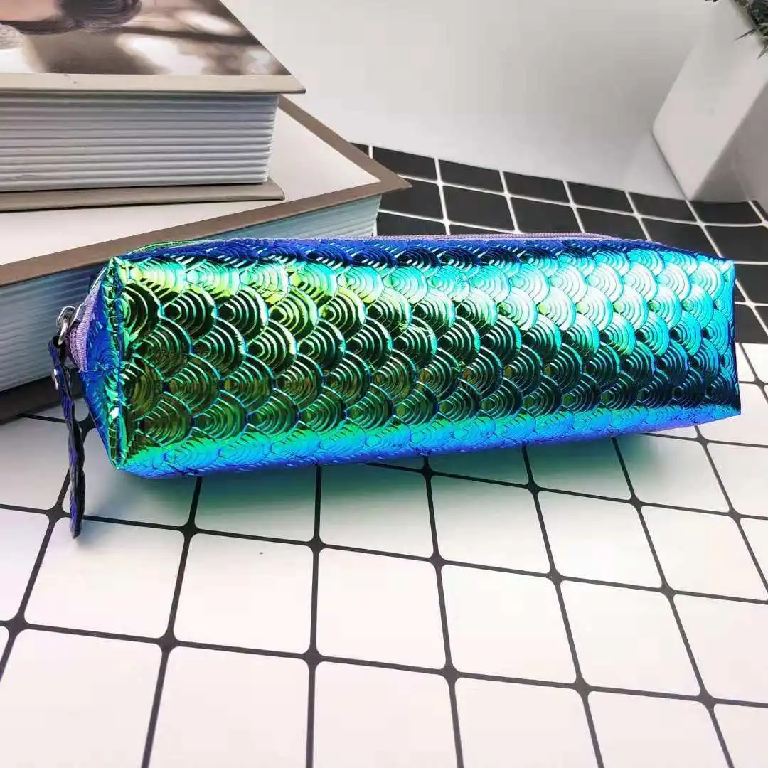 Новейший лазерный пенал Блестящий цветной голографический сумка для макияжа