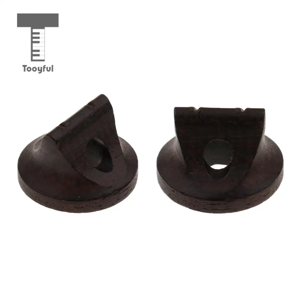 Tooyful 2 шт Ebony Erhu мост для струнного инструмента Запчасти Аксессуары