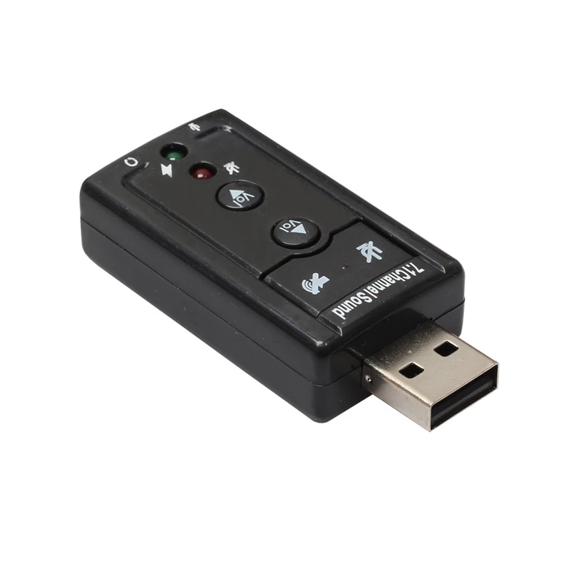 Новинка внешняя звуковая карта Mini USB 2 0 3D виртуальный 12 Мбит/с 7 1 каналов аудио