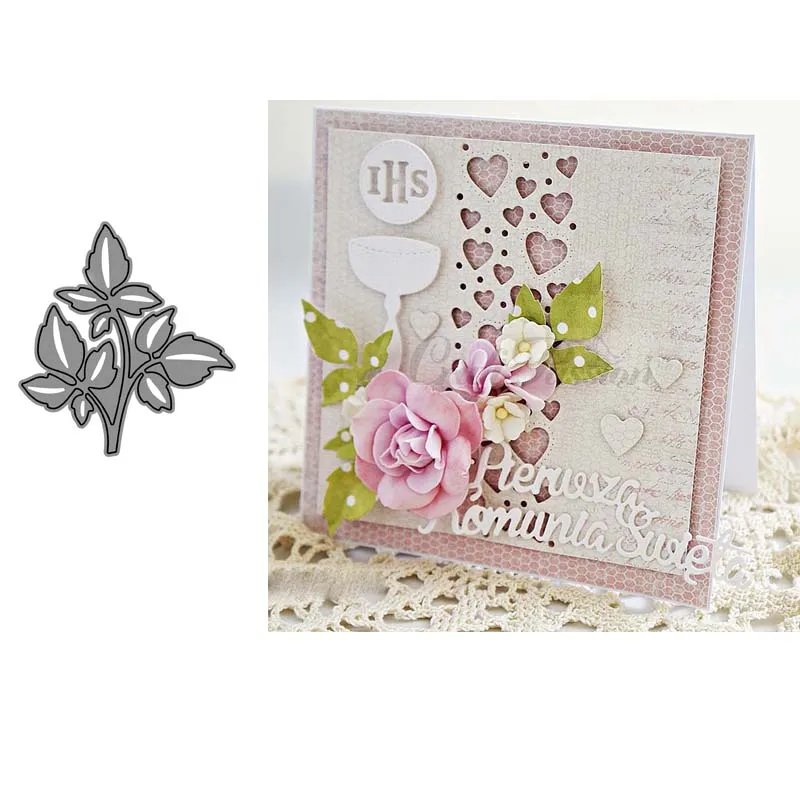 Металлические Вырубные штампы AddyCraft вырезанные формы листья № 2 для скрапбукинга