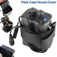 hot 6 section 18650 waterproof battery case 18650 battery pack 5vusb8 4vdc dual interface 18650 waterproof battery house cover