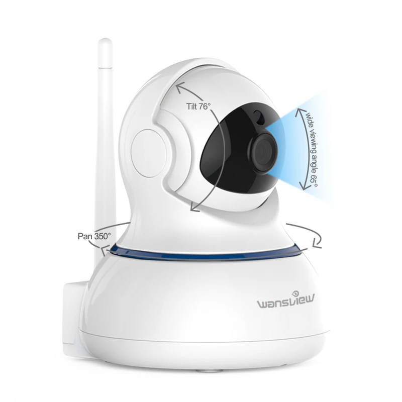 Wansview Беспроводной 1080P ip-камера с модулем питания через домашнюю Камера Wi-Fi