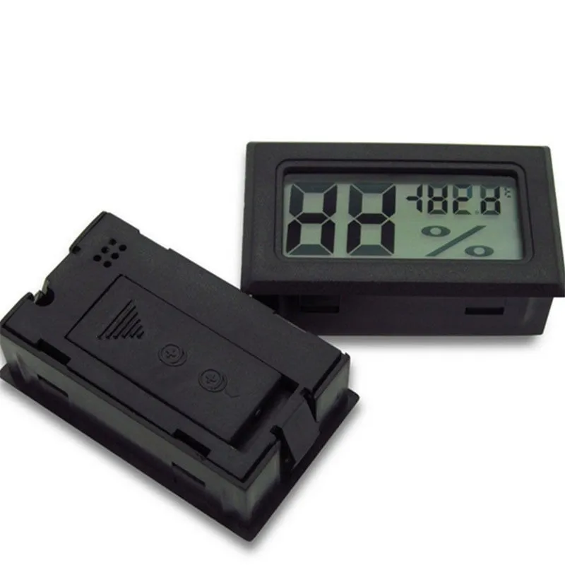Mini LCD Digital Thermometer Hygrometer Temperature Convenient Sensor Humidity Meter Gauge Instruments Aquatic | Дом и сад