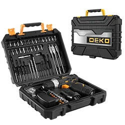Оригинальная Аккумуляторная дрель DEKO GCD12DU3, 12 В, электрическая отвертка, литий-ионный драйвер, электроинструменты с переменной скоростью