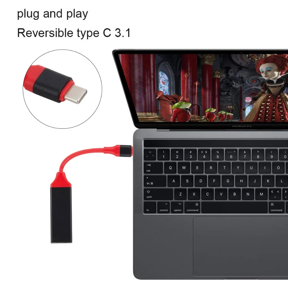Кабель конвертер SOONHUA с USB C на HDMI кабель переходник 3 1 папа Мама видеоадаптер для