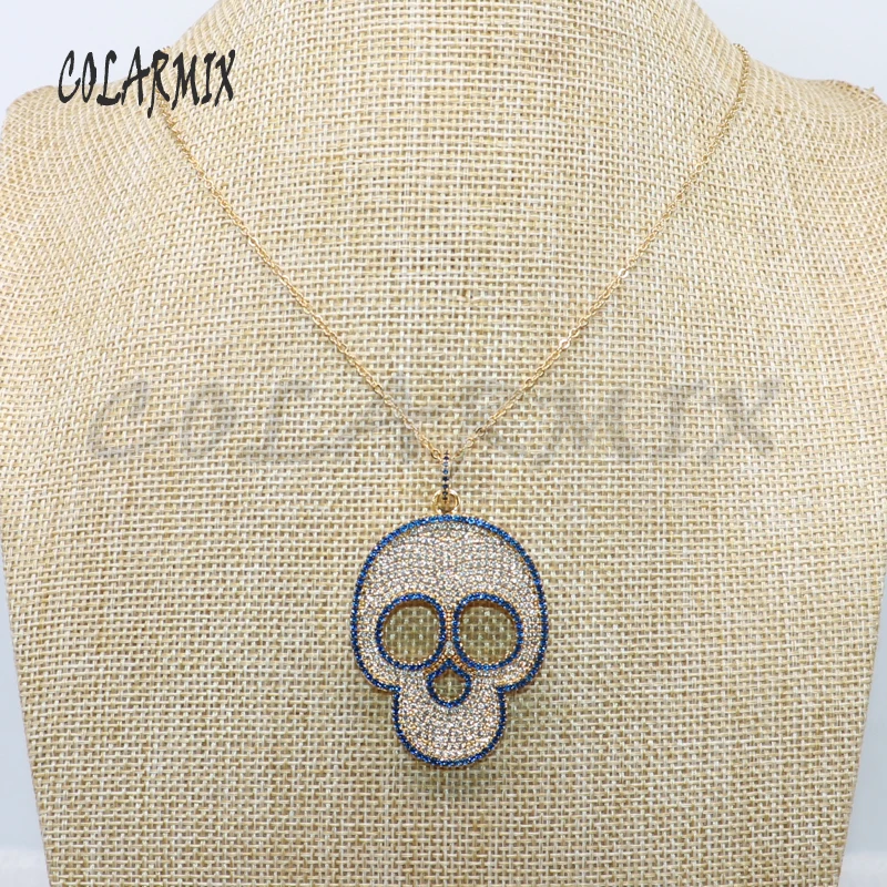 

5 strands skull necklace Shantou necklace wholesale jewelry necklace costume jewelry stone gems jewelry gift for women 5052