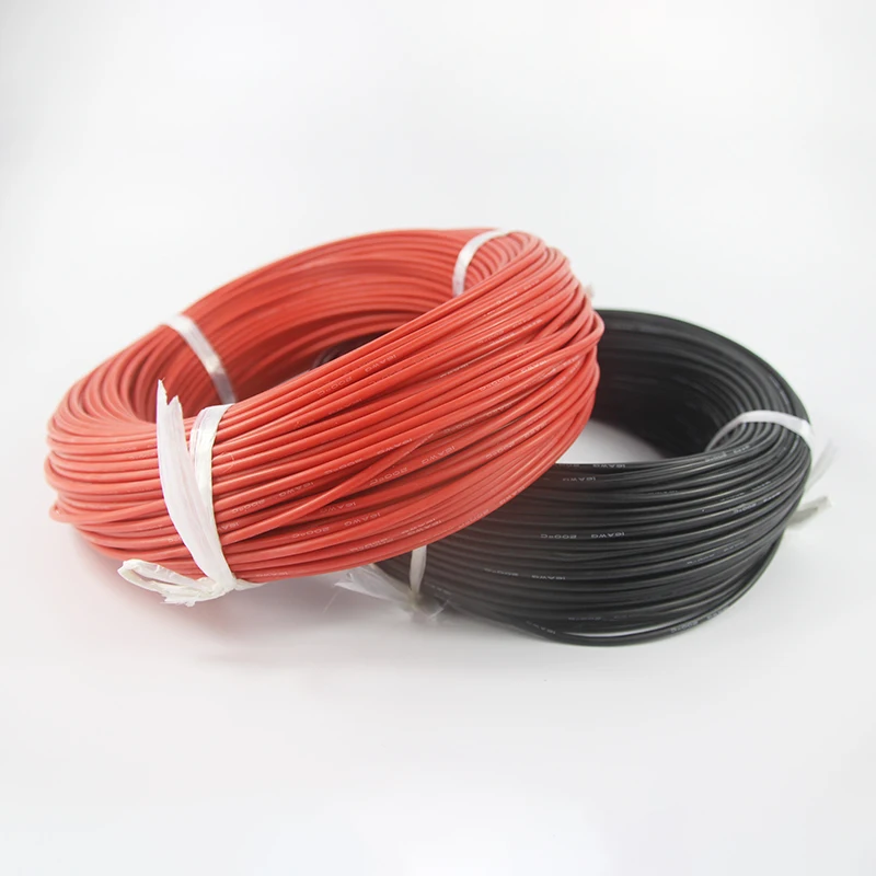 Силиконовый провод 100 м 14 AWG гибкие многожильные медные кабели термостойкие