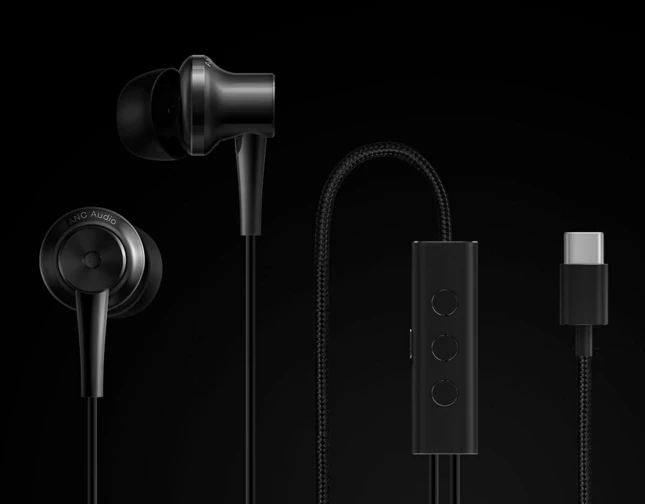 Шумоподавляющие наушники Xiaomi оригинальные наушники-вкладыши с Usb Type-C гарнитура