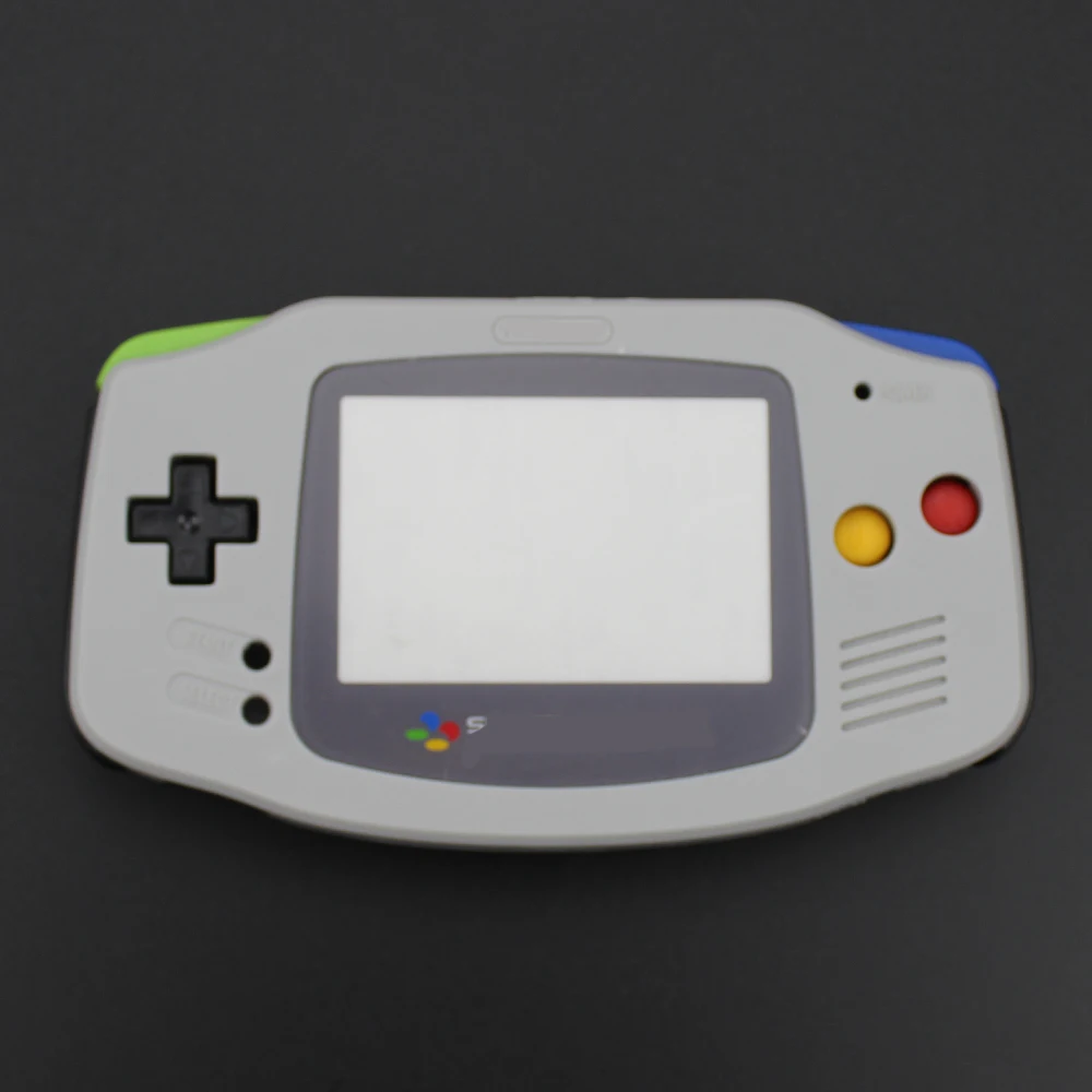 4 шт. серый желтый синий серебристый цвет корпус чехол замена для Gameboy Advance GBA