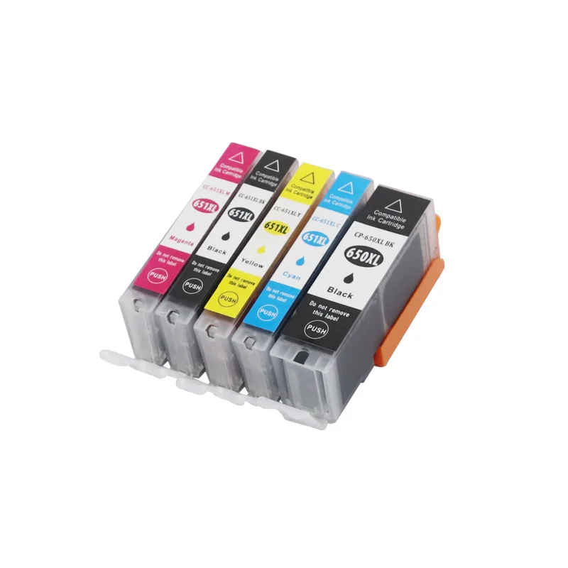20 штук PGI 650 CLI 651 совместимые картриджи с чернилами для принтера Canon Pixma MG6360 MG6460 iX6860