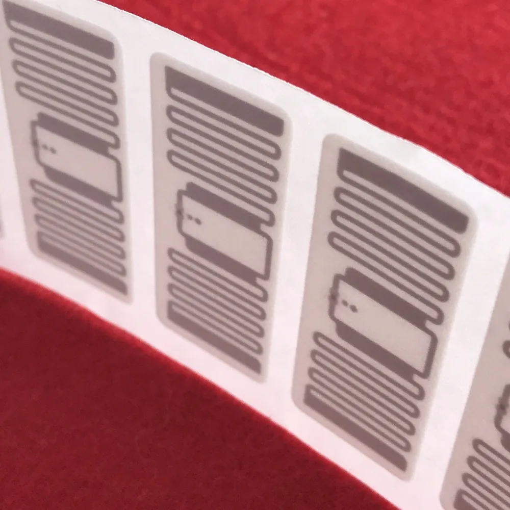 Impinj MR6 chip PP synthetic paper sticker AR61F UHF RFID electronic tag 43*18mm 1000pcs/Lot | Безопасность и защита
