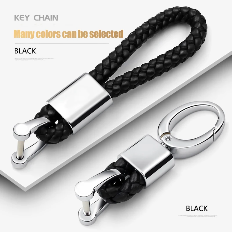 Брелок для ключей ручной работы в кожаном стиле металлический автомобильный