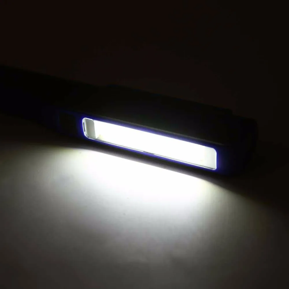 Портативный 2 в 1 USB Перезаряжаемый светильник COB светодиодный для кемпинга работы