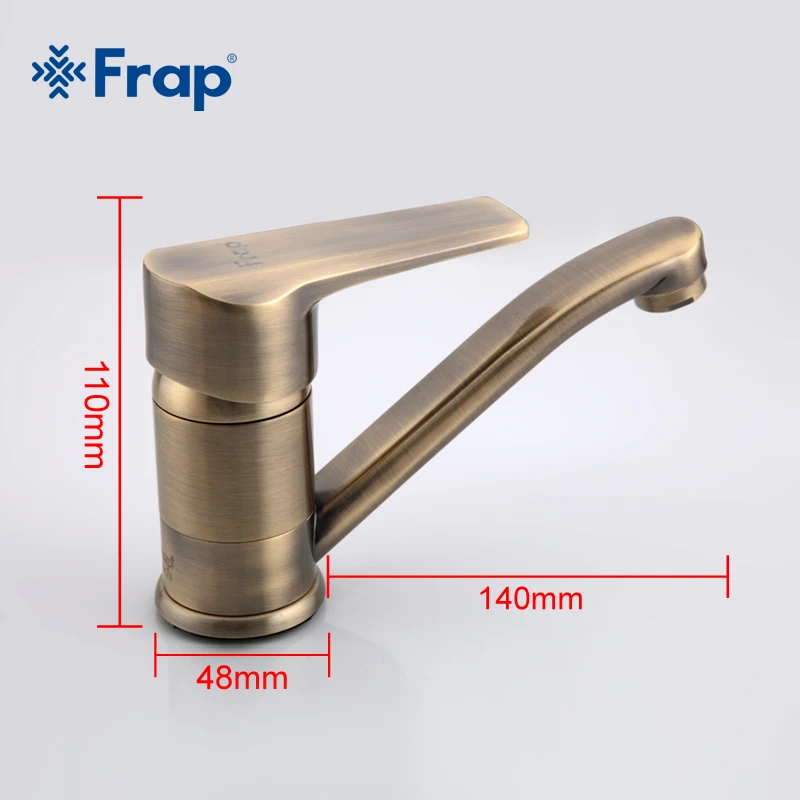 Frap Кухня краны/Cozinha/кран античная латунь кран Одной ручкой смеситель f4530 4 и f4930