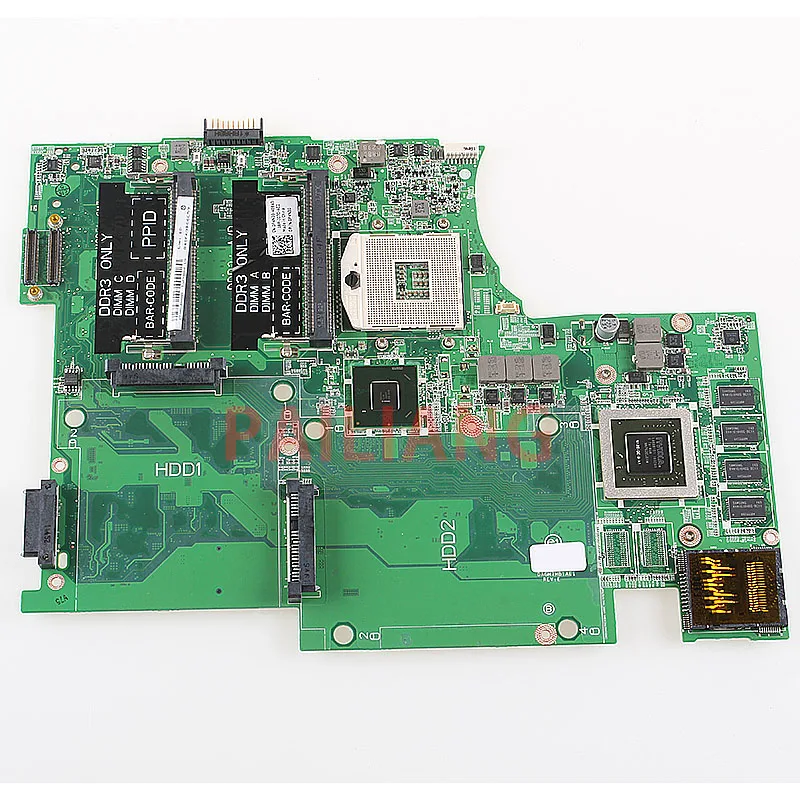 

PAILIANG Laptop motherboard for DELL XPS L702X 3D PC Mainboard 0P4N30 DAGM7MB1AE0 HM67 full tesed DDR3