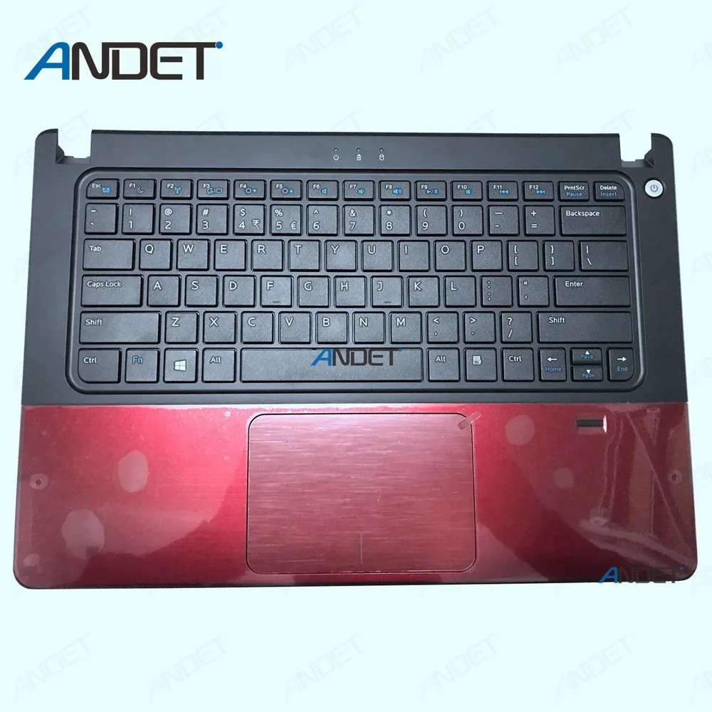 100 new Red FPR Для Dell Vostro V5460 V5470 V5480 5460 5470 5480 Упор для рук верхний чехол с рамкой крышка оболочка Клавиатура Тачпад - Цвет: 100 new Red FPR