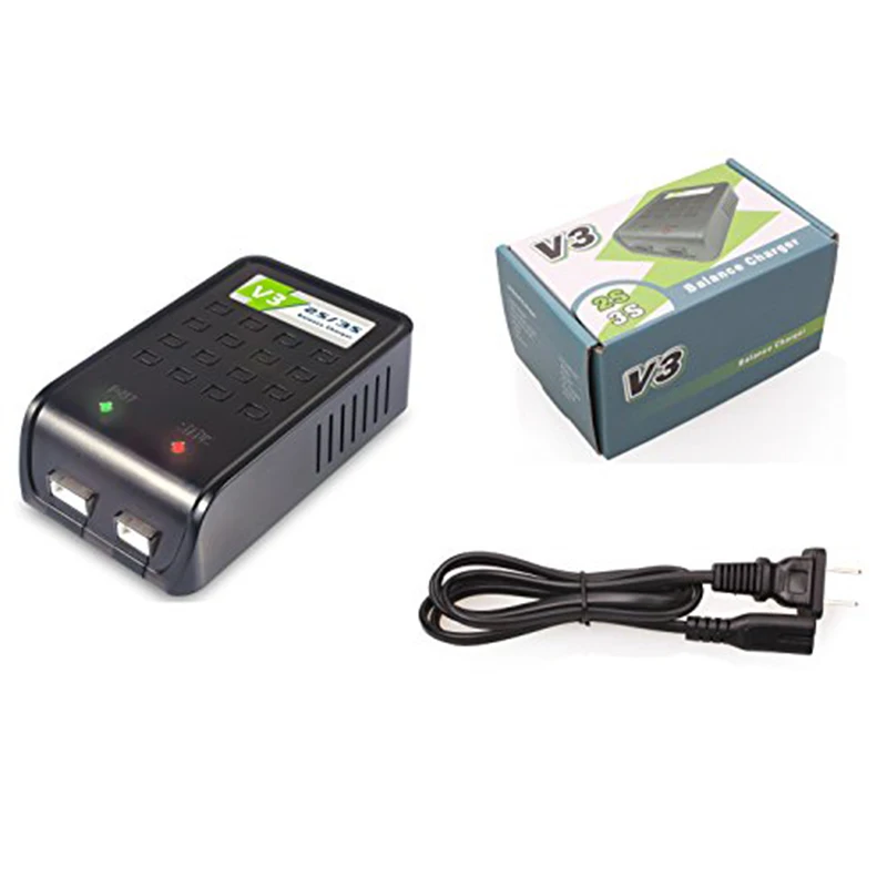 2 шт. EV-PEAK V3 800mA 12 Вт Lipo зарядное устройство для RC игрушки батареи | Игрушки и хобби