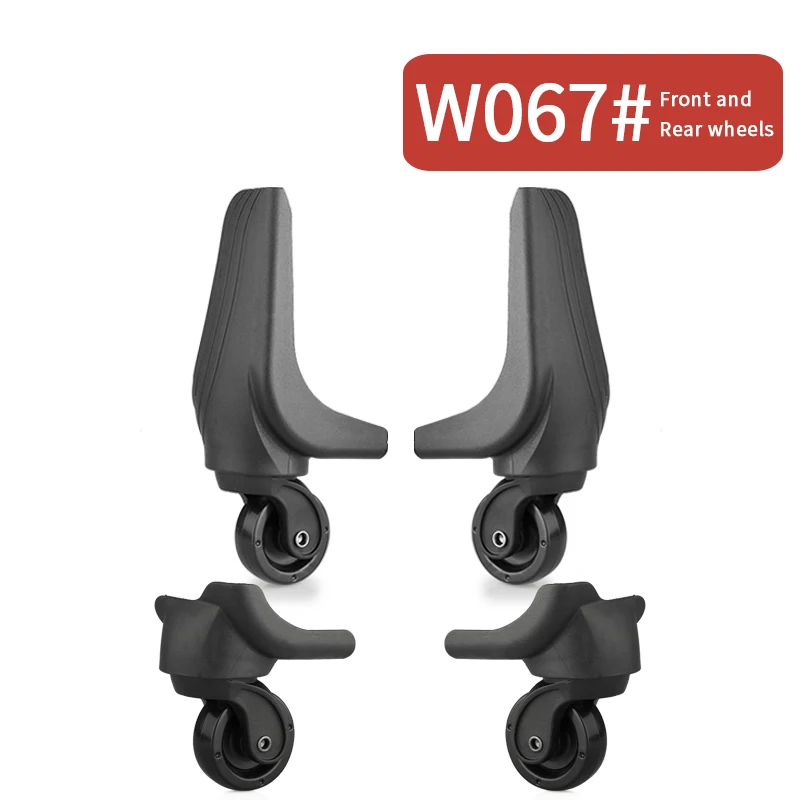 W067(4 Wheels)Black Чемодан на колесиках, дорожная сумка на колесиках, модная новинка, универсальный чемодан на колесиках, аксессуары, пароль, коробка для самолета, Универсальные ролики - Цвет: W067(4 Wheels)Black