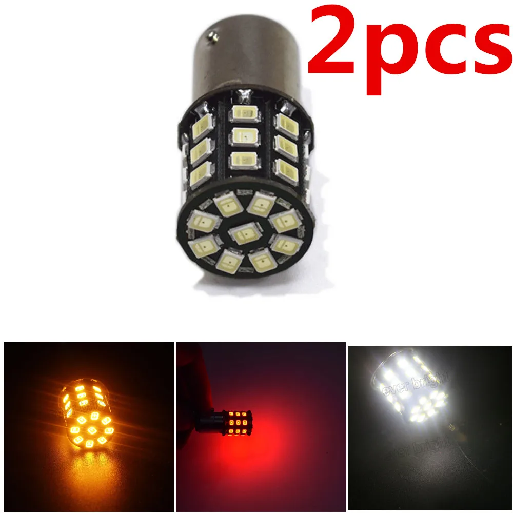 2x1156 BA15S P21W 33SMD 33LED 2835 SMD Автомобильная Лампа заднего хода стоп сигнал поворота
