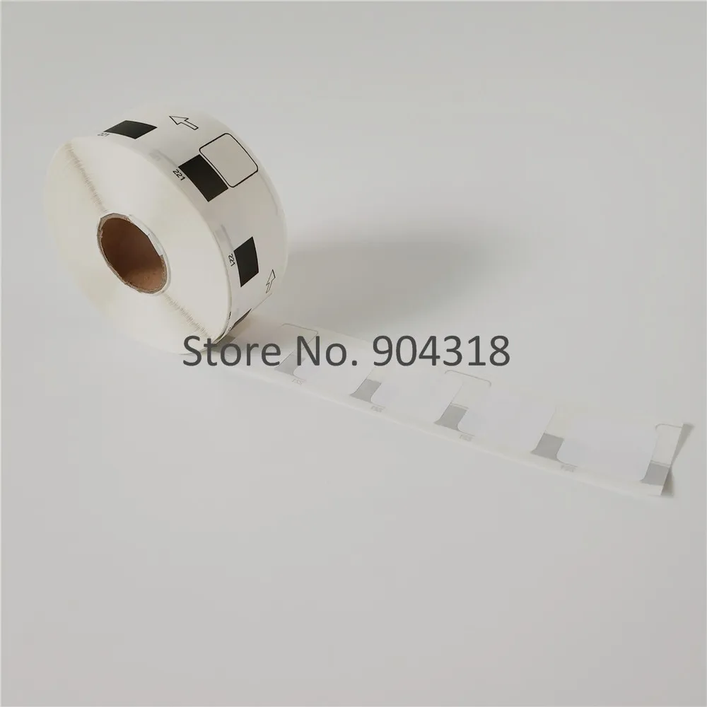 6 x рулонов DK 11221 DK-11221 DK11221 DK1221 DK-1221 1221 Brother Совместимые квадратные этикетки 23 мм |