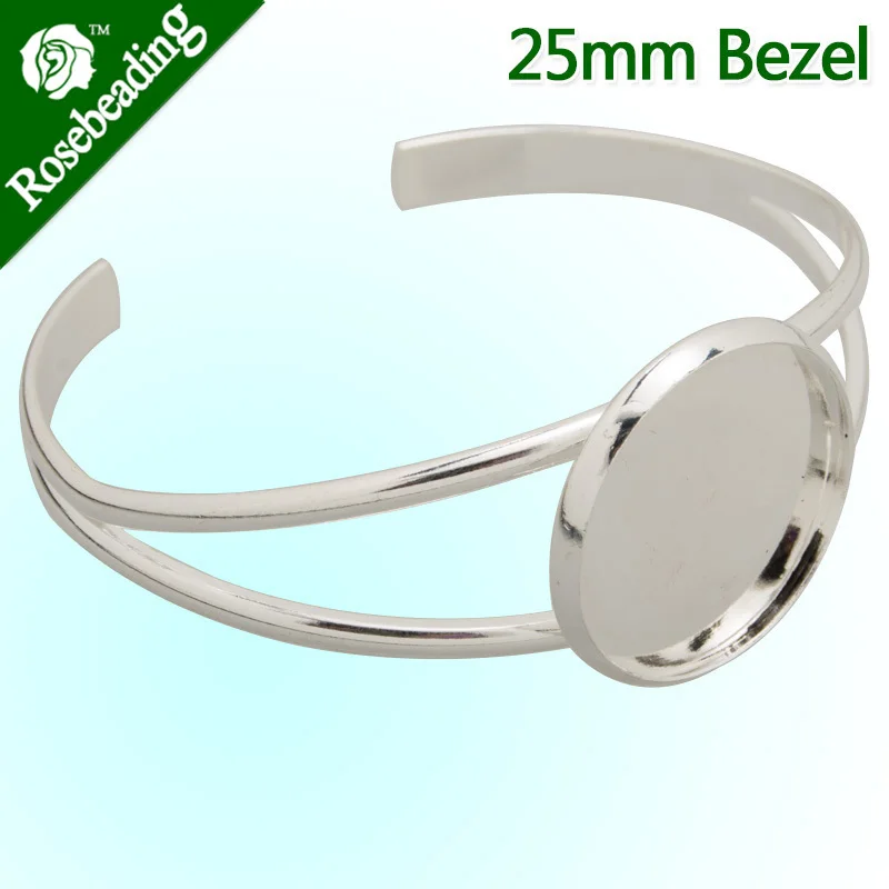 

Bracelet Setting Wi25MM Flat Round Bezel,Cuff,Adjustable,Silver Plated,Lead Free And Nickel Free,Sold 10PCS Per Lot