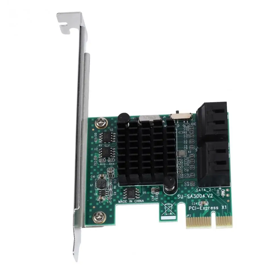 SATA 3,0 карты расширения 4-Порты и разъёмы PCIE SATA 3,0 расширения карты контроллера адаптер 6G
