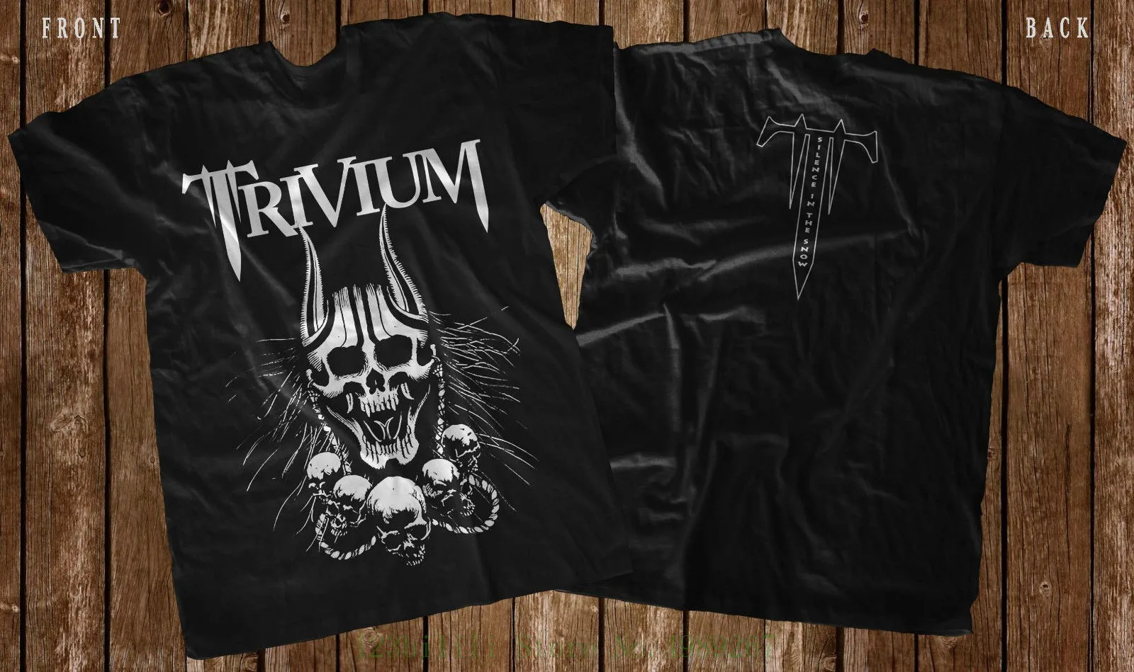 Trivium-Silence In The Snow-Heavy Metal-distursed, T_ Shirt-Размеры: S до 7xl мужские летние повседневные с короткими рукавами
