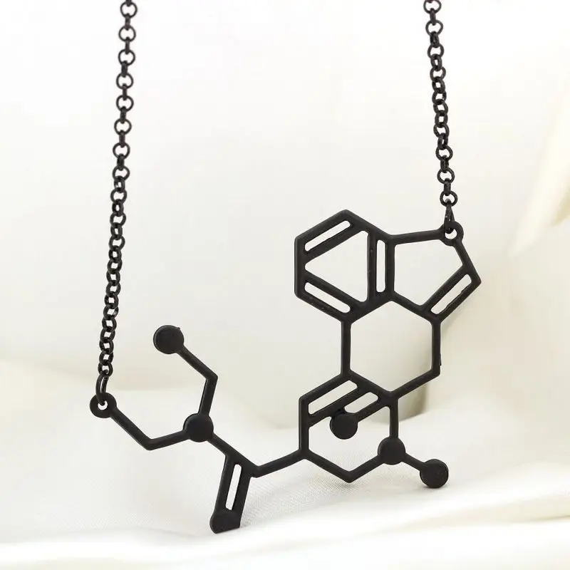 1 X Для женщин Мужчины Девочки ожерелье ДНК серотонина допамин Ацетилхолин