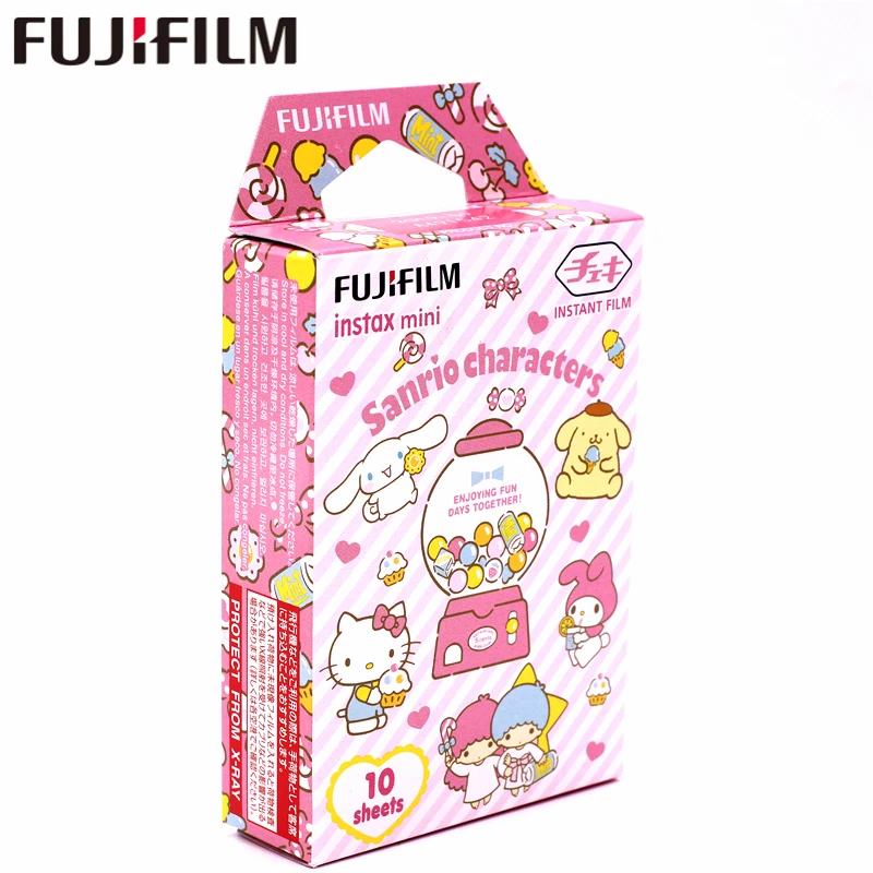Новинка Fujifilm 10 листов Instax минисумка для персонажей SANRIO пленка глянцевая