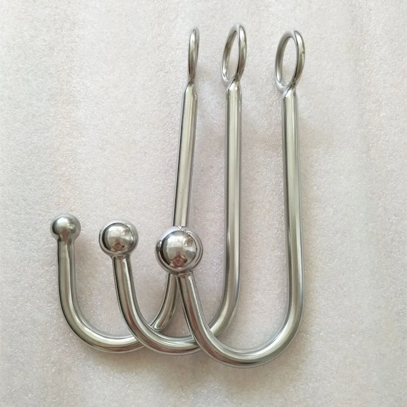304 Stainless Steel Metal Anal Hook Sex Toys for Woman Man Couple Butt Plug Ass Stopper BDSM Fetish Slave Bondage Ball | Красота и