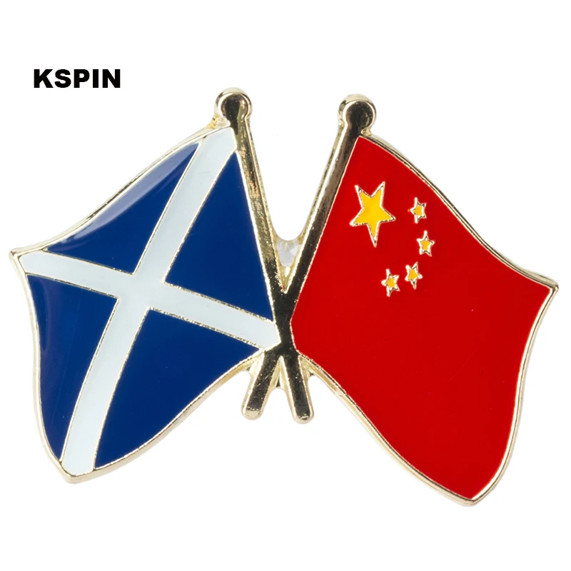 KSPIN Скотланд Ирландия Флаг дружбы значок флага pin 10 шт в партии XY0047|flag badge|badge badgeslot