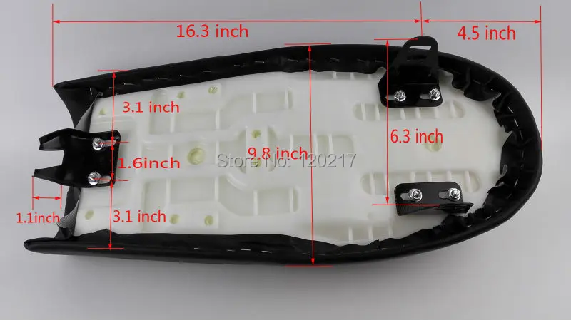 Винтажное седло для горба SAFFEN черное Кафе Racer CG GN CB200 CB350 CB400SS CB500 CB750 SR400 SR500 XJ XS