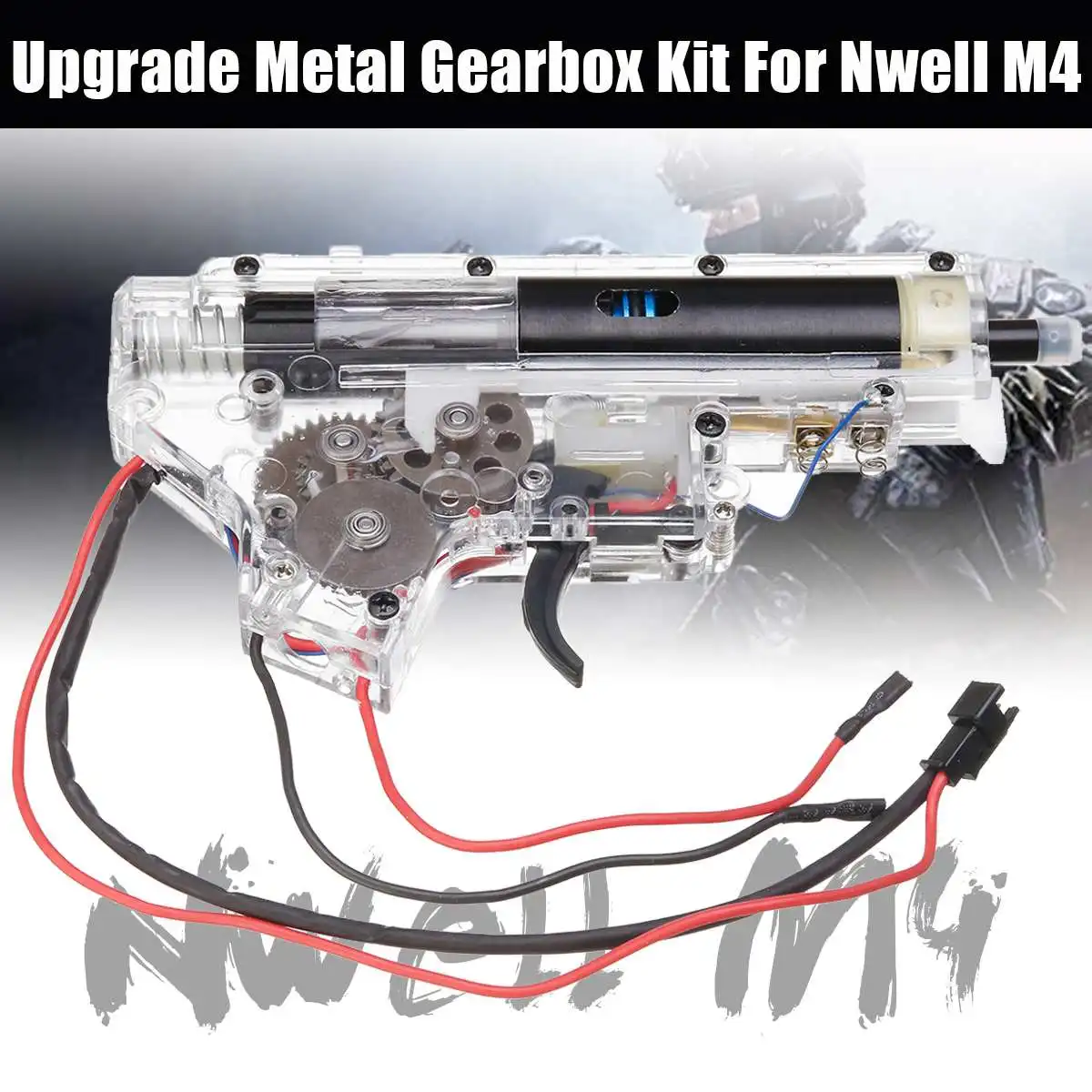 Обновленный металлический редуктор+ проволочный комплект для Nwell M4 игра водный гель мяч бластеры игрушечное оружие Сменные аксессуары