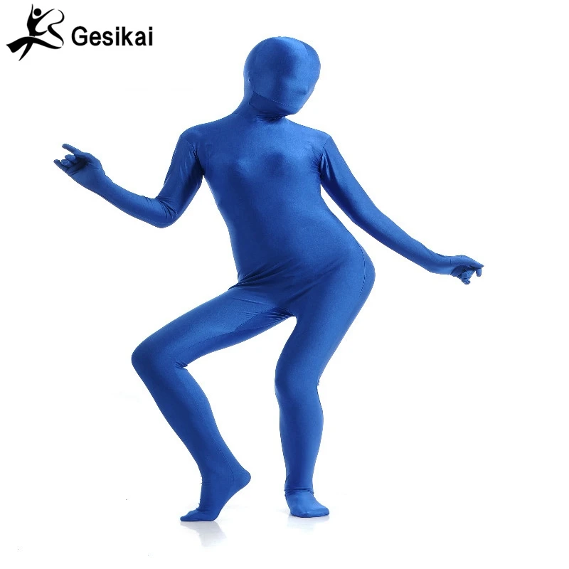 Взрослые костюмы Zentai из лайкры на все тело Хэллоуин женские облегающие спандекса