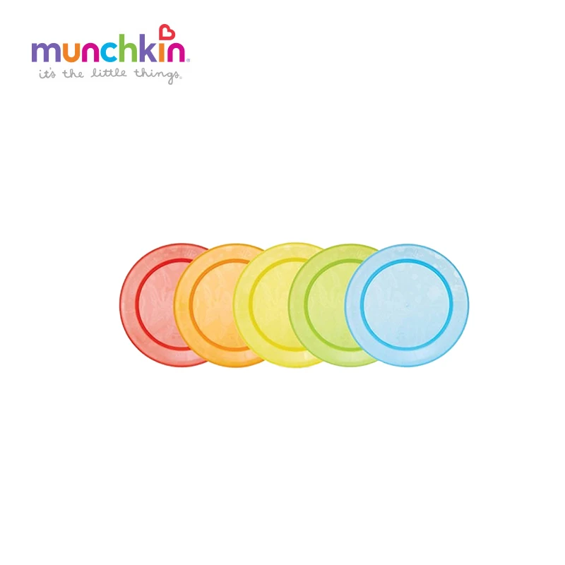 Munchkin baby Комплект для кормления 5pk Multi Plates & bowls малыши Soft Tip ложки детей 6