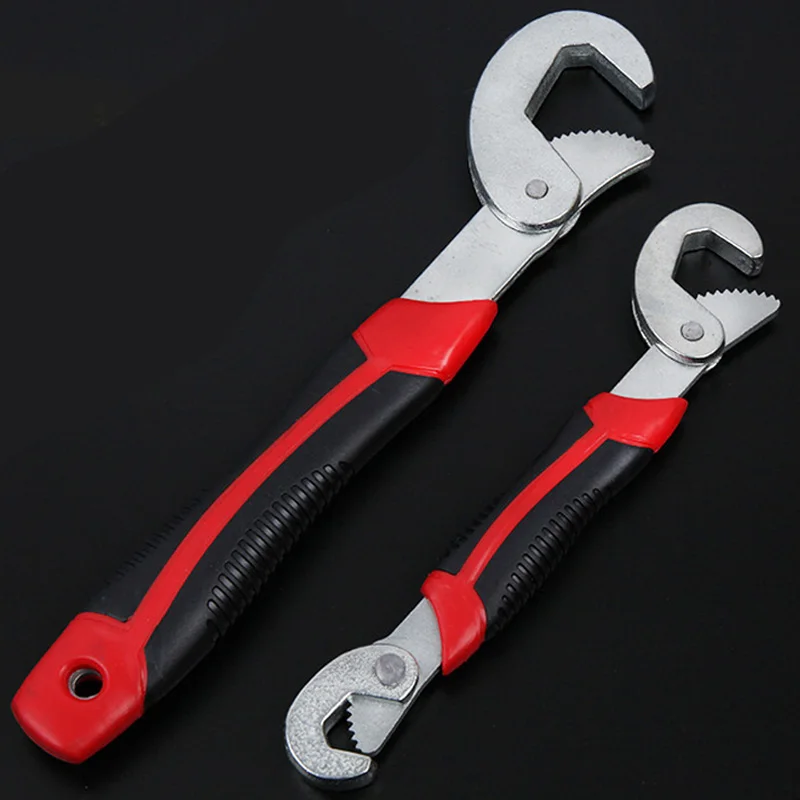 Set ZK50 Прямая поставка универсальный гаечный ключ Регулируемая рукоятка многофункциональный 2 шт гаечный ключ 9-32 мм Трещоточный ключ гаечный ключ ручные инструменты в США - Цвет: Set