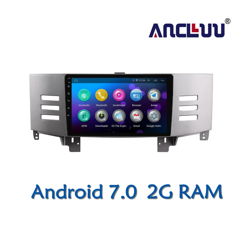 Ancluu 7 0 дюймов Android 10 1 DVD плеер автомобиля gps для Toyota Reiz Mark x 2007 2009 2008 аудио Радио