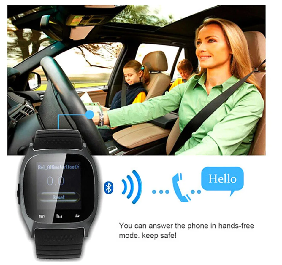 M26 спортивные bluetooth 4,0 смарт часы роскошные наручные часы с циферблатом SMS напоминают шагомер для samsung LG htc Android Phone Smartwatchs