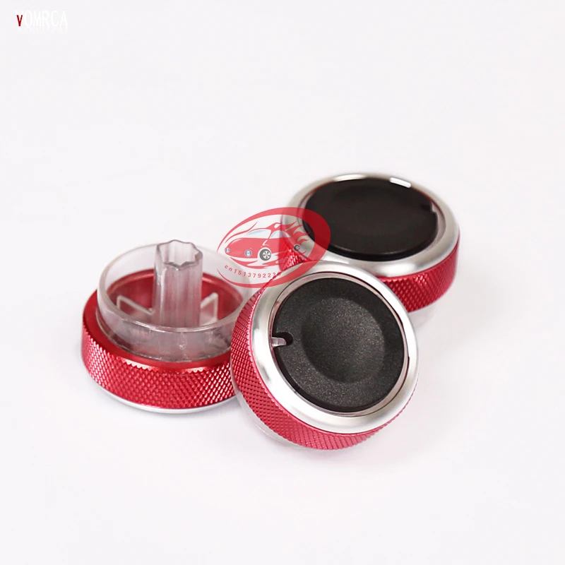 3Pcs Aluminum Alloy Air Conditioning Switch Classic for Ford Focus 2 MK2 focus 3 MK3 ST RS 2005-2014 Mondeo Knob Buttons | Автомобили и
