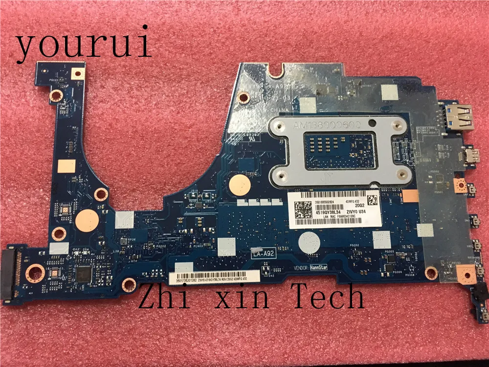 yourui high quality for lenovo yoga 2 13 laptop motherboard zivy0 la a921p with i5 4200u cpu 8gb ram fully test work perfect free global shipping