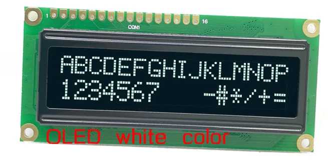 Дисплей символов WEH001602A 16x2 COB OLED 5 в WS0010 контроллер скандинавском Европейском