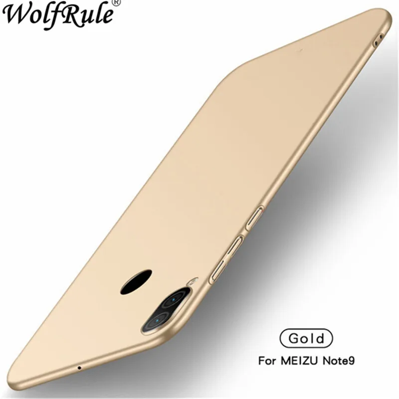 For Meizu Note 9 Case Cover Ultra-thin Smooth Back Protection Plastic PC Fundas 6.2" | Мобильные телефоны и