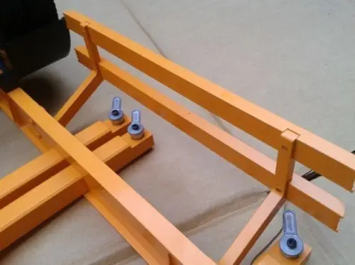 3-осевой большой металлический задний трейлер для трактора 1/14 экскаватор